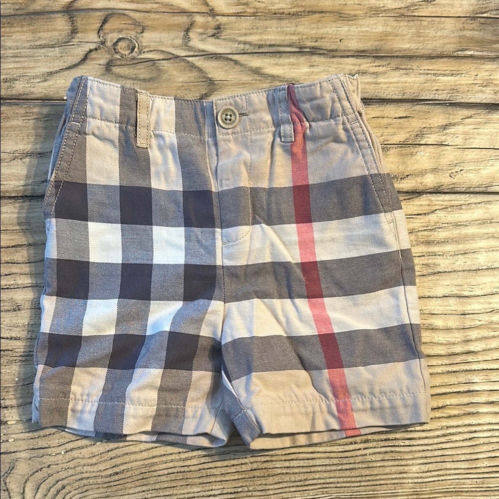 Burberry Tan and Brown Relaxed Fit Shorts
